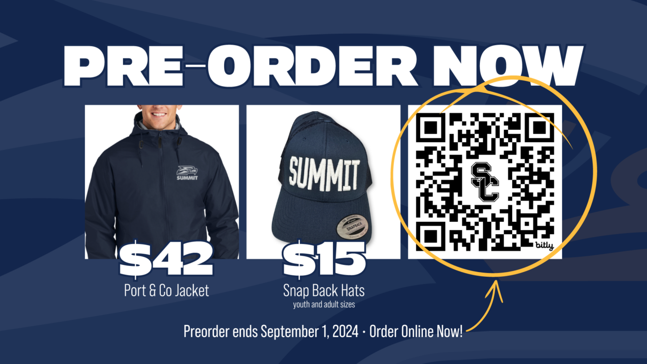 Summit Order Form Pre-Order Now! – Summit Christian Academy